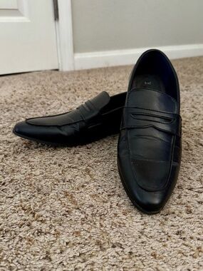 New Look Men’s Black Penny Loafers